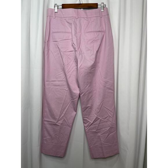 Ann Taylor pants chinos slacks women's 8 violet pink purple deep cuffs - Picture 4 of 14